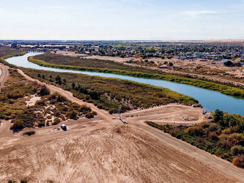 Colorado River State Park at Yuma, Arizona